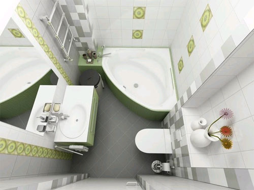Дизайн-проект для маленькой ванной комнаты