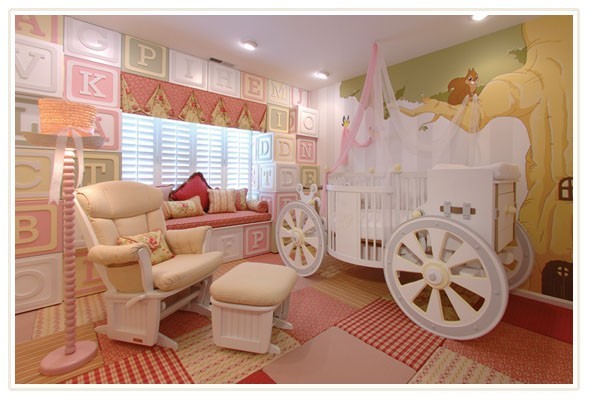 детская комната для новорожденной девочки