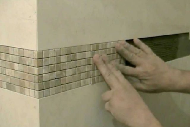 Как клеить мозаику на стены и пол