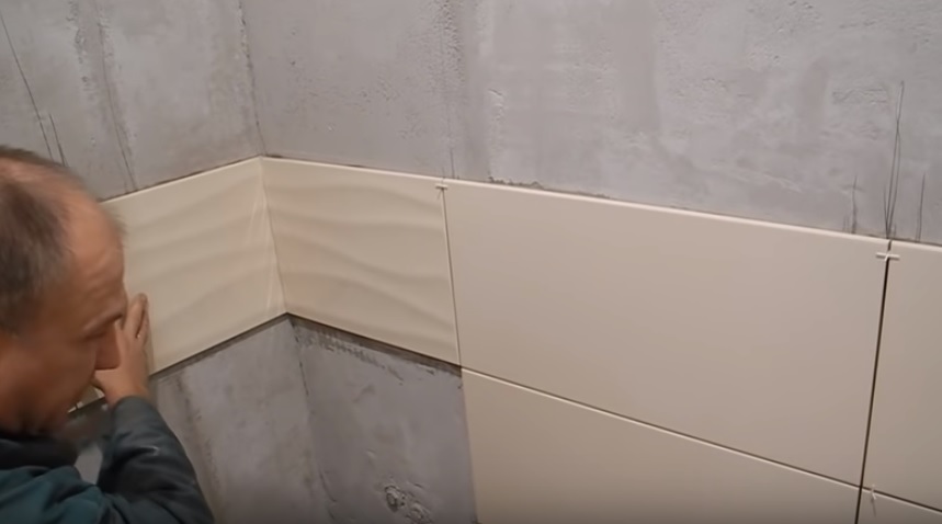 Варианты раскладки плитки в ванной